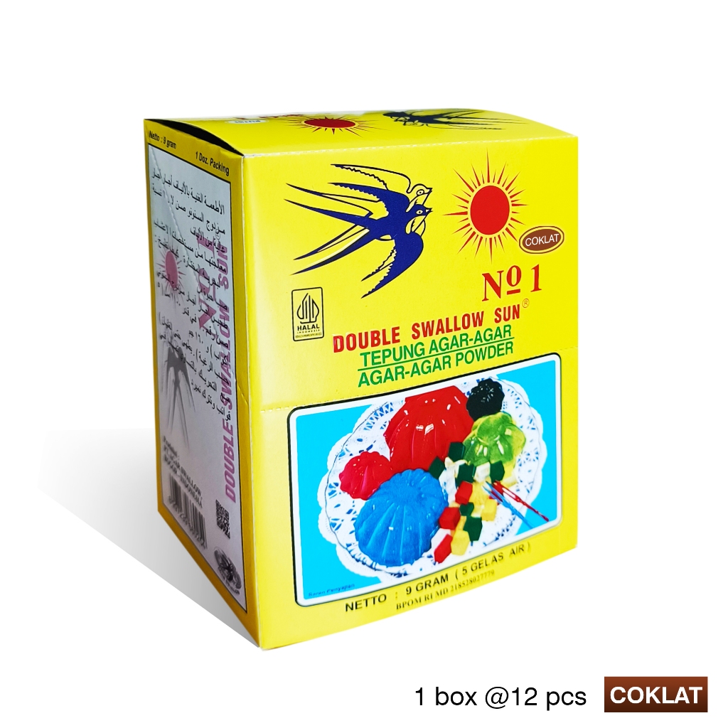 

AGAR SWALLOW DSS NO. 1 isi 12pcs (9gr/pcs)