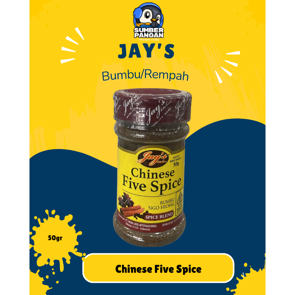

Jay's Chinese Five Spice/Bumbu Ngo Hiong 50gr