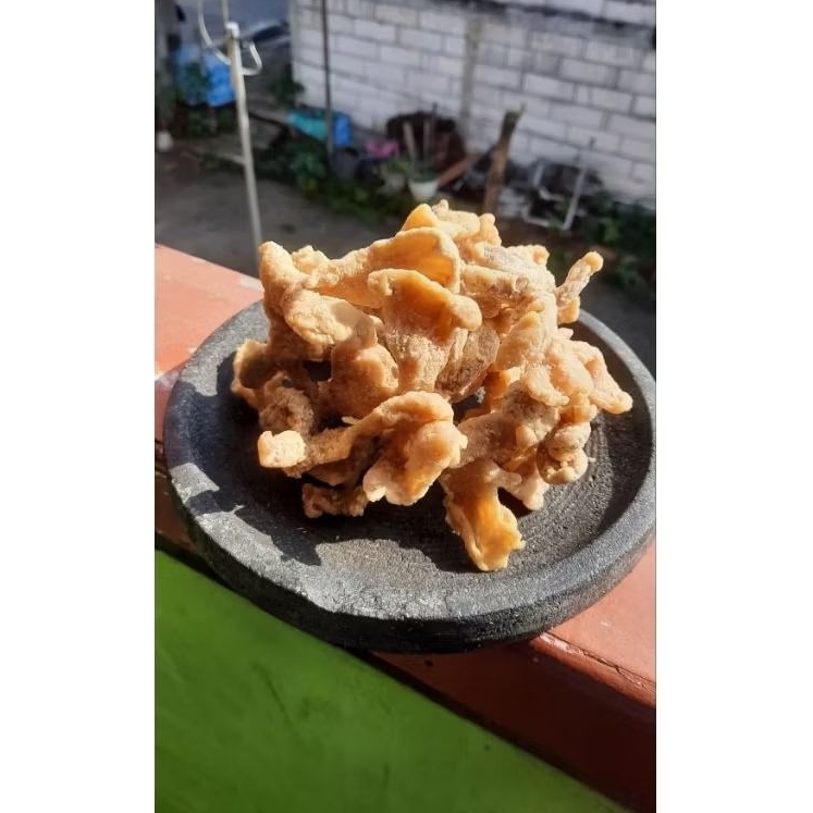 

Kripik tele ayam usus ayam gurih renyah