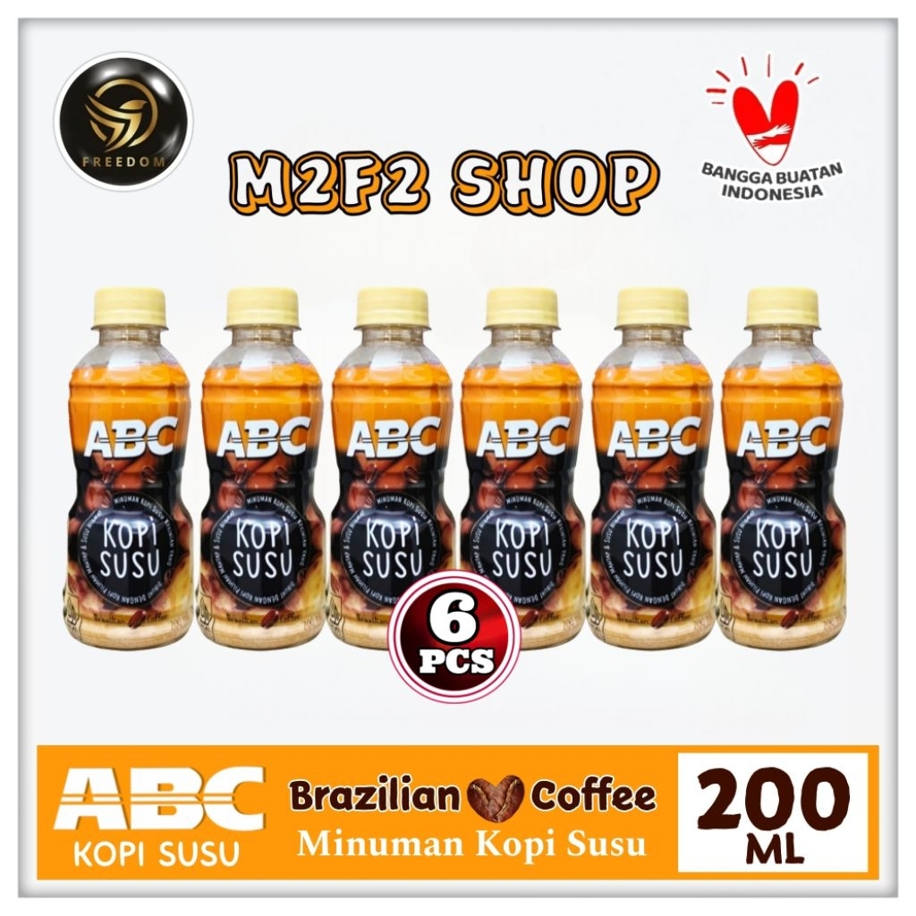 

Kopi Susu ABC Brazilian Coffee Botol Pet - 200 ml (Kemasan 6 Pcs)