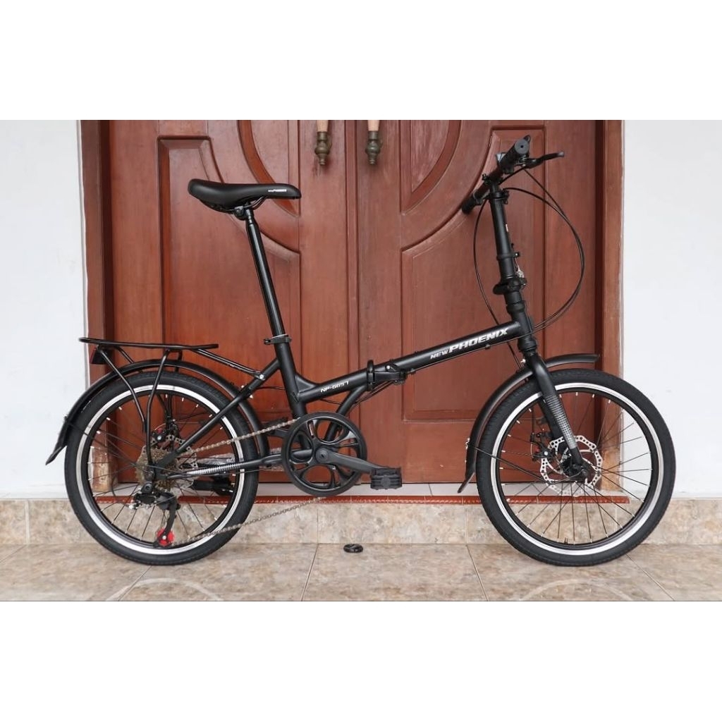 SEPEDA LIPAT 20" PHOENIX 6657 TERBARU (FRAME BULAT)