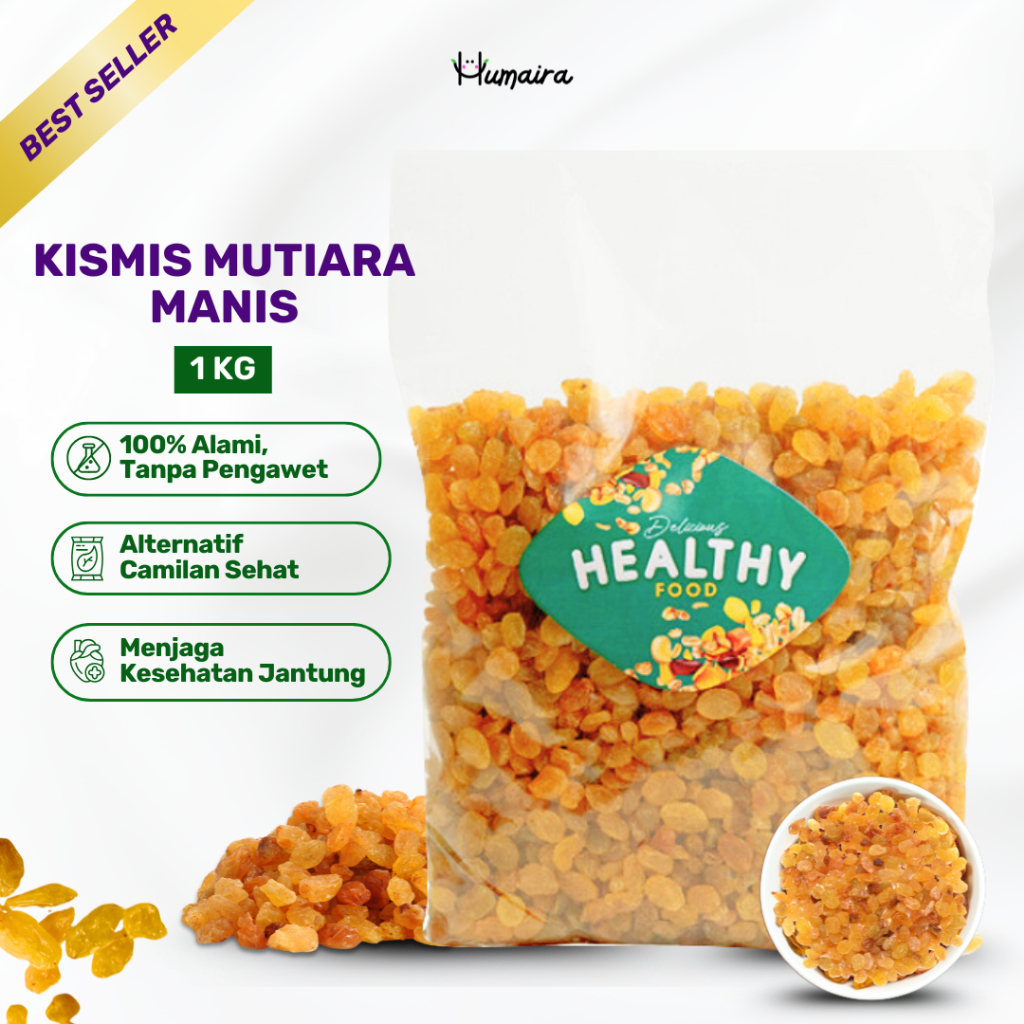 

Kismis Simin Mutiara Manis 1 Kg - Original Oleh Oleh Haji Umroh