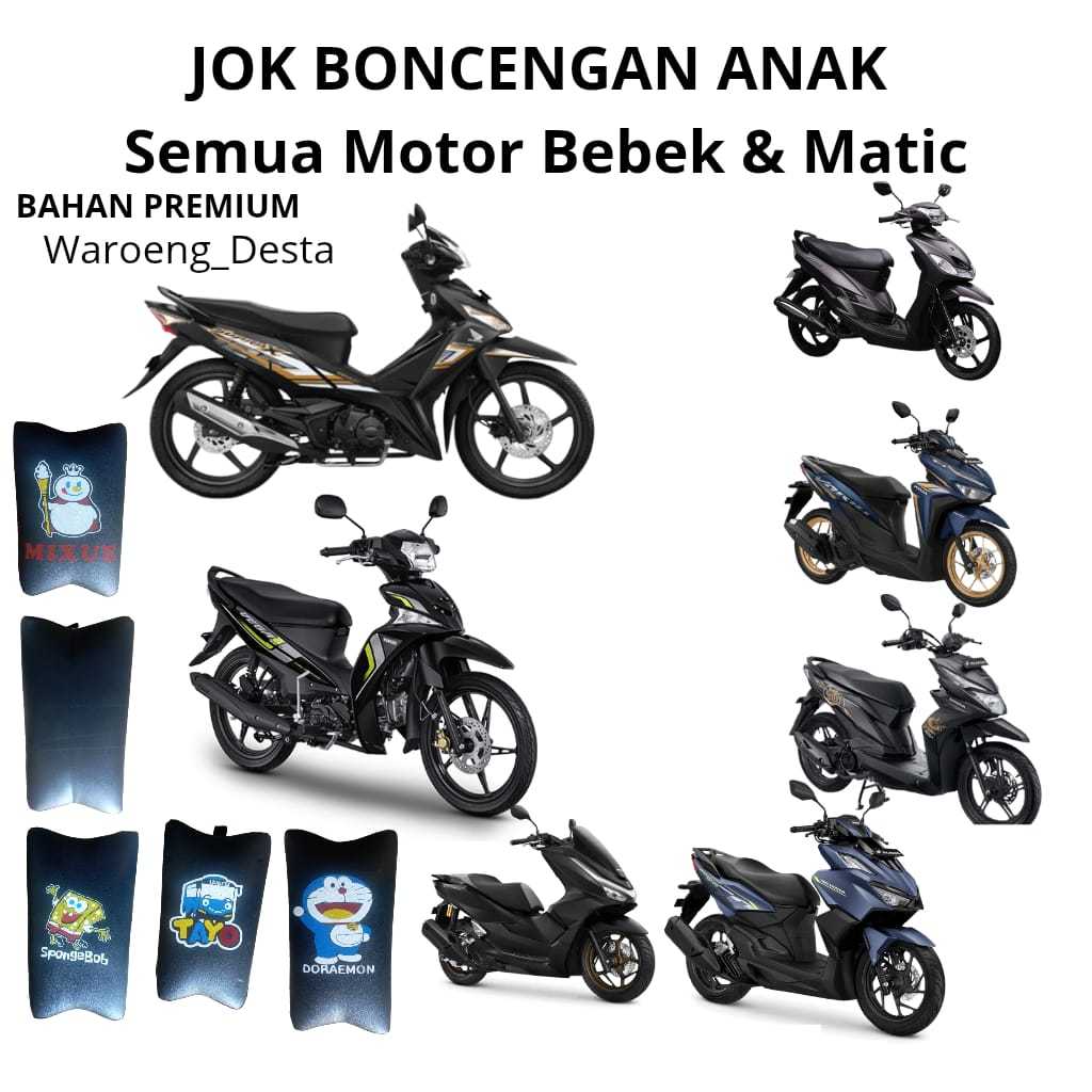 Jok Motor Anak Matic Dan Bebek Jok Boncengan Motor Anak Motor Matic Dan Bebek