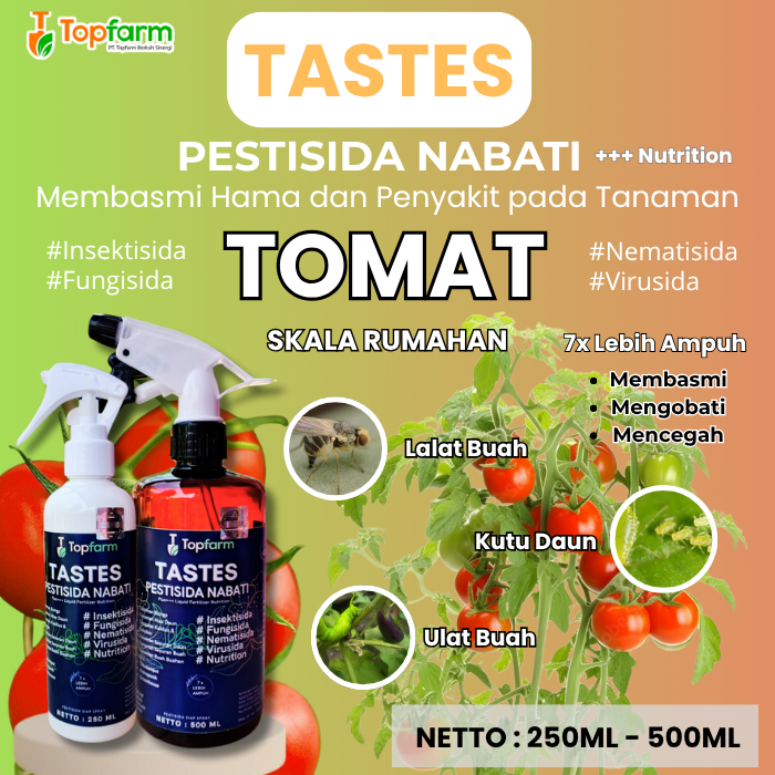 Pestisida Nabati/ Pestisida Nabati Untuk Tomat/ Obat Semprot Hama Tomat/ Obat Tanaman Tomat/Obat Pem