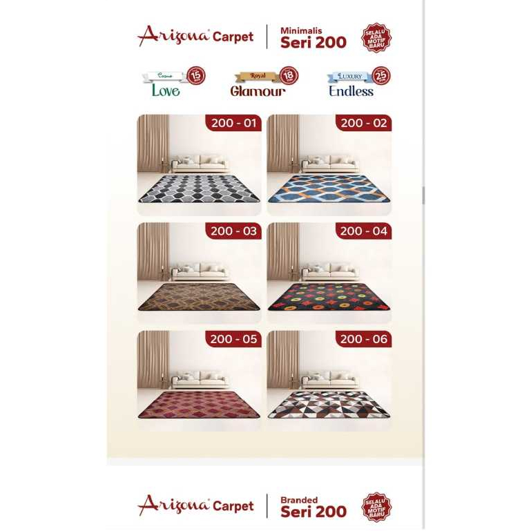 L (190X220) 26mm  LUXURY KARPET MALAYSIA ARIZONA