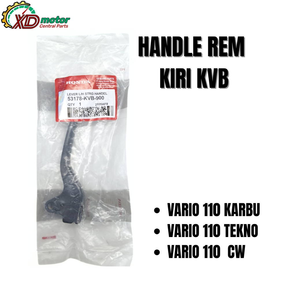 HANDLE REM KIRI KVB HONDA UNTUK MOTOR VARIO 110 KARBU VARIO 110 TEKNO VARIO 110 CW