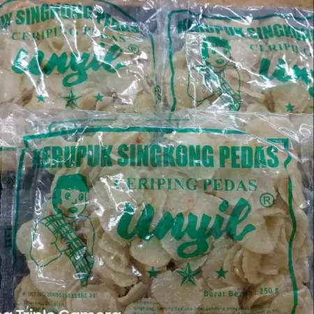 

Kerupuk singkong UNYIL ceriping pedas 250gram