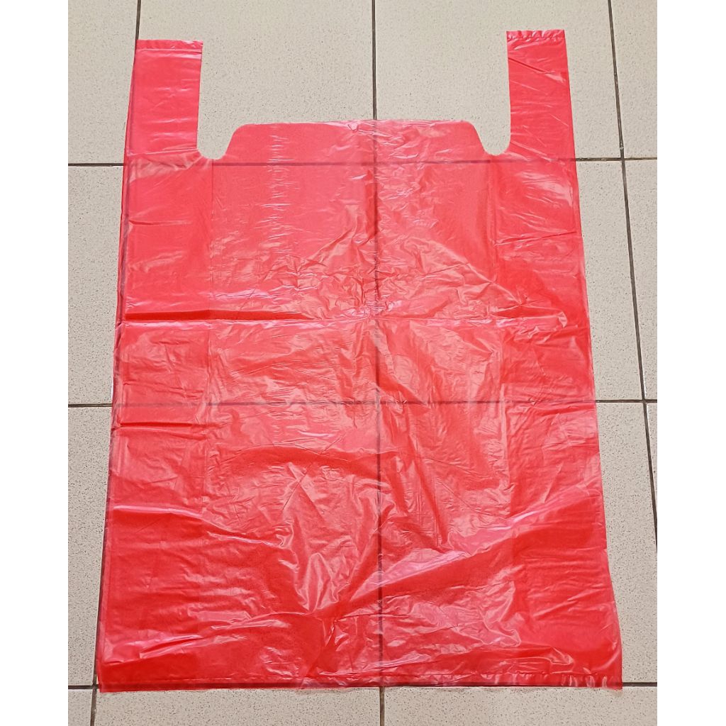 Kantong Kresek Jumbo Merah 55 x 80 tebal