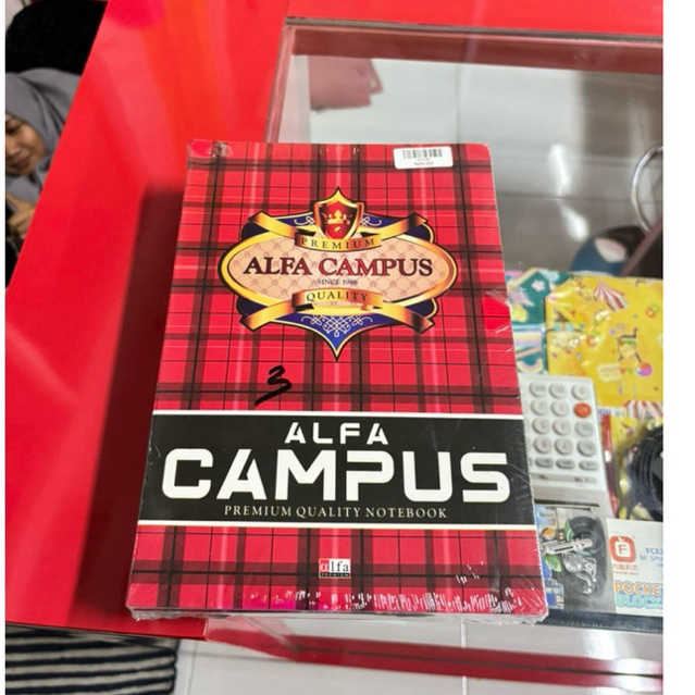 

10 PCS buku tulis alfa campus 1 pack isi 10. 50 lembar kertas per-buku