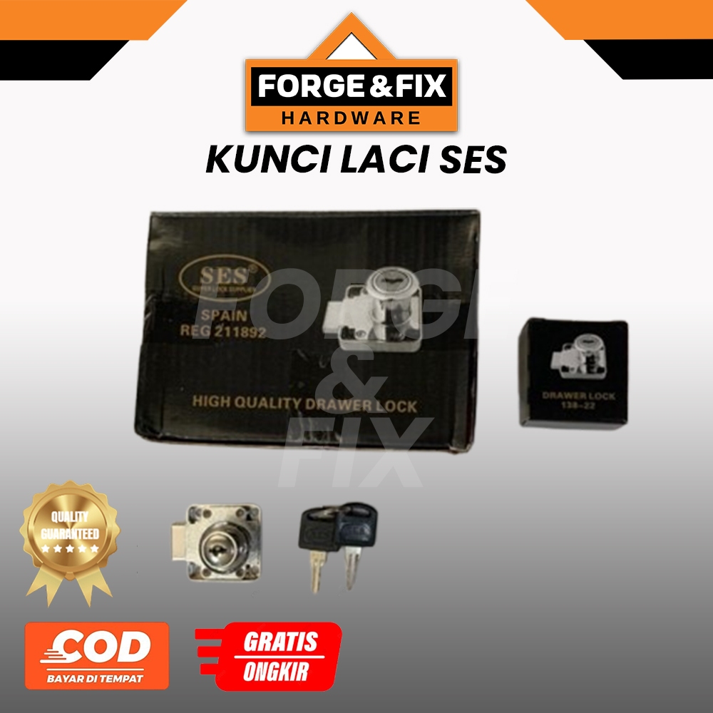 SES Kunci Laci Lemari Loker Drawer Lock