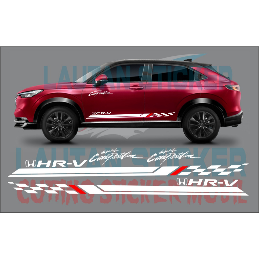 promo stiker mobil honda hrv semua tipe mobil cutting stiker lis bodi samping mobil hrv terbaaru ker