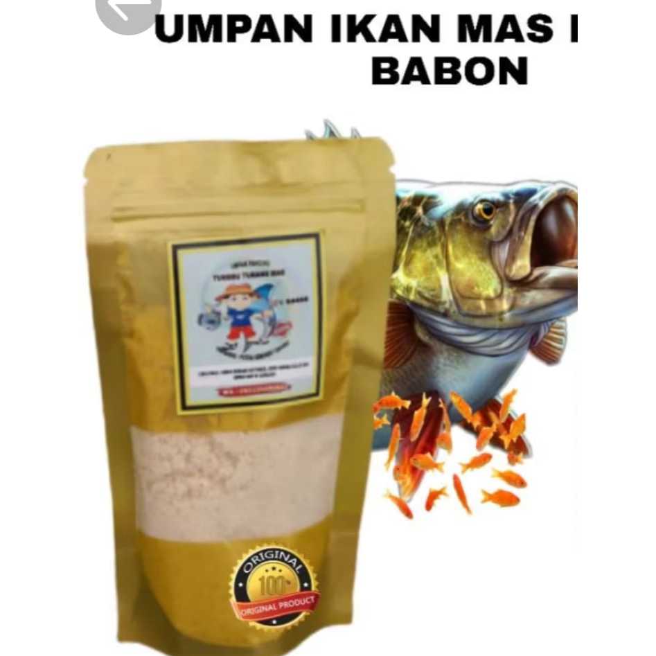 COD- umpan pancing ikan mas 30 gram, umpan galapung ikan mas cap tunggu tubang