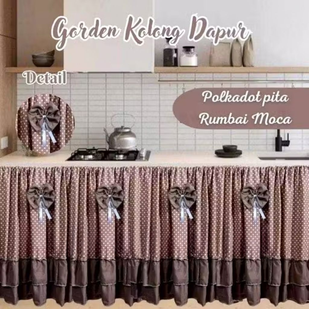 GORDEN KOLONG DAPUR RUMBAI / GORDEN KOLONG MEJA KOMPOR