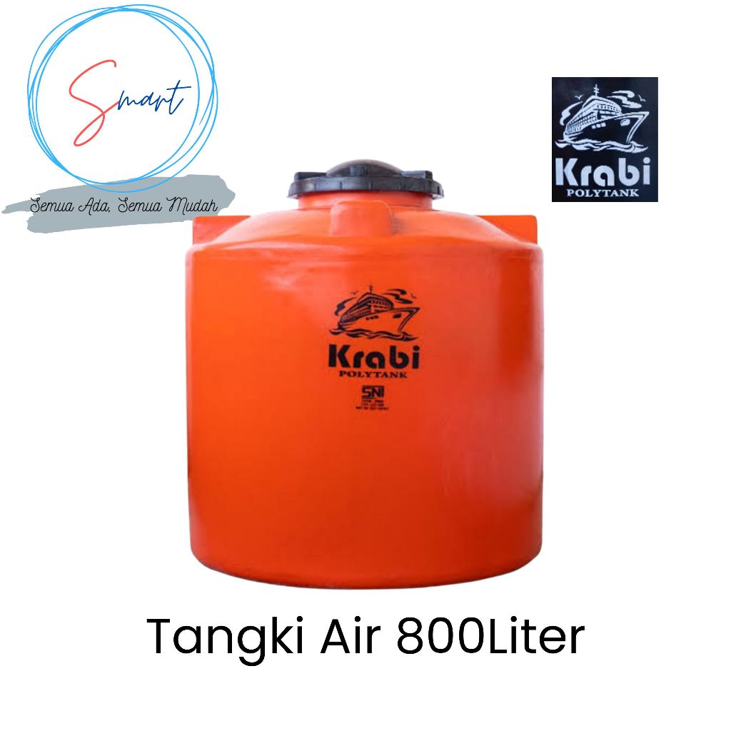 KRABI 800 Liter Tangki Tandon Teron Air Polytank KR-80 800Liter