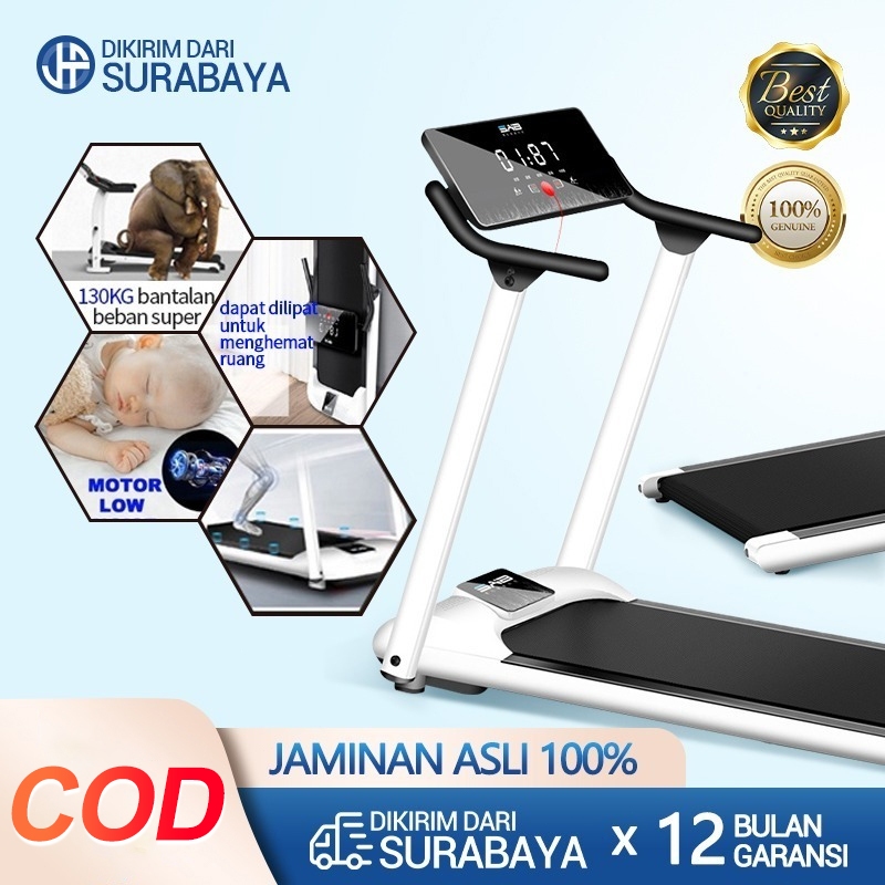 JF Treadmill Elektrik 2.0 Gym Equipment Running Olahraga Gym Fitness Cardio Alat Fitness JF CABANG S