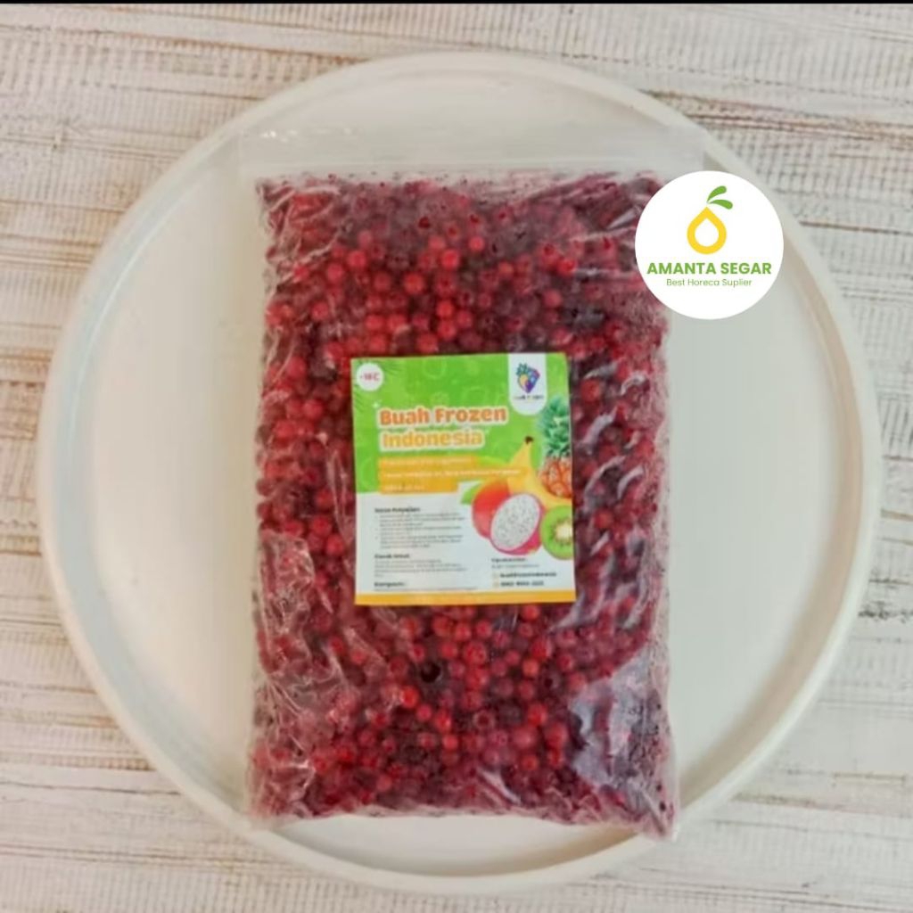 

Amanta Segar Bogor | Buah Beri Buah Frozen Cranberry Kranberri Cran Berry Kran Berri Freshly Frozen 500gr Cocok untuk Jus Buah Smoothies Buah Frozen Bogor Amanta Segar