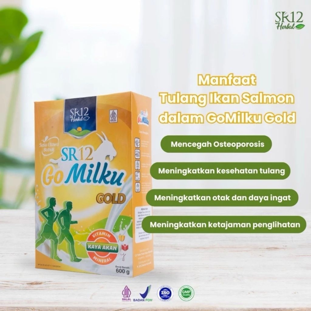 

Gomilku Gold SR12 Susu Kambing Etawa Rendah Lemak Tinggi Kalsium Bebas Gula