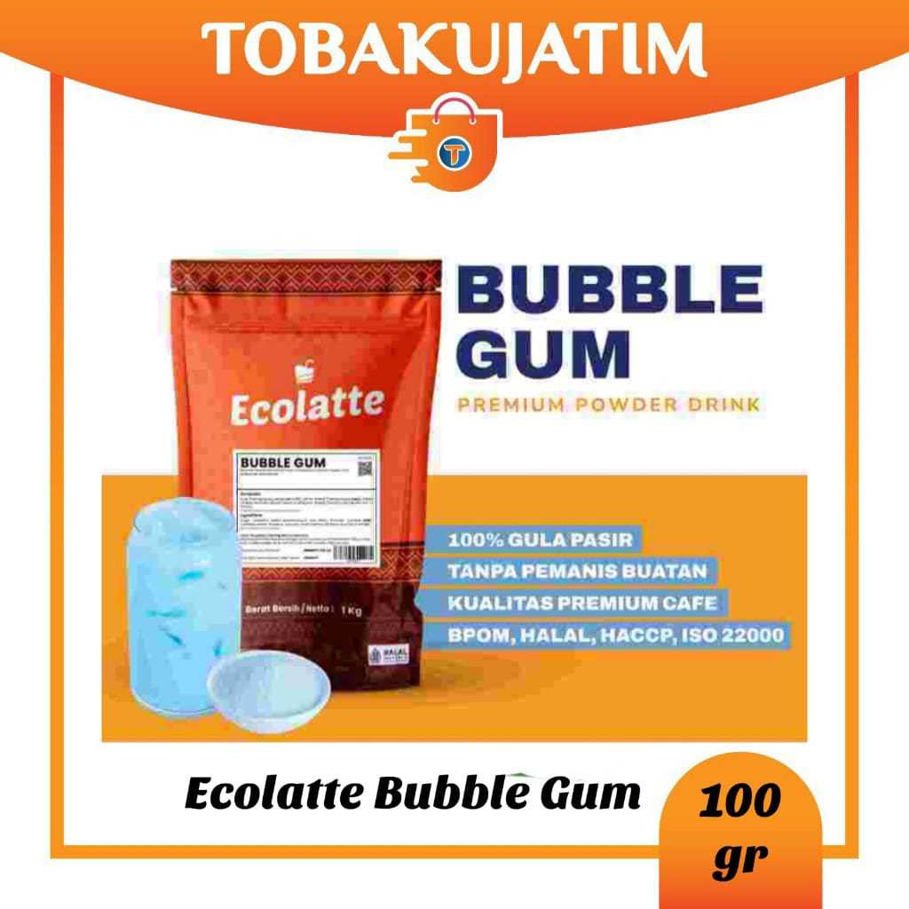 

(100gr) ECOLATTE BUBBLEGUM BUBUK MINUMAN POWDER