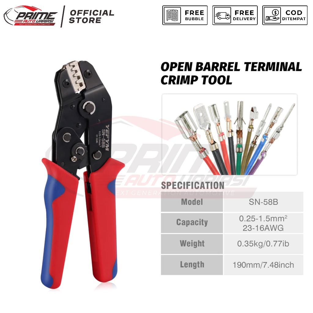 Tang Press Skun Tang Skun Press Skun - Tang Crimper Terminal Cable Crimping Plier Compression Tool