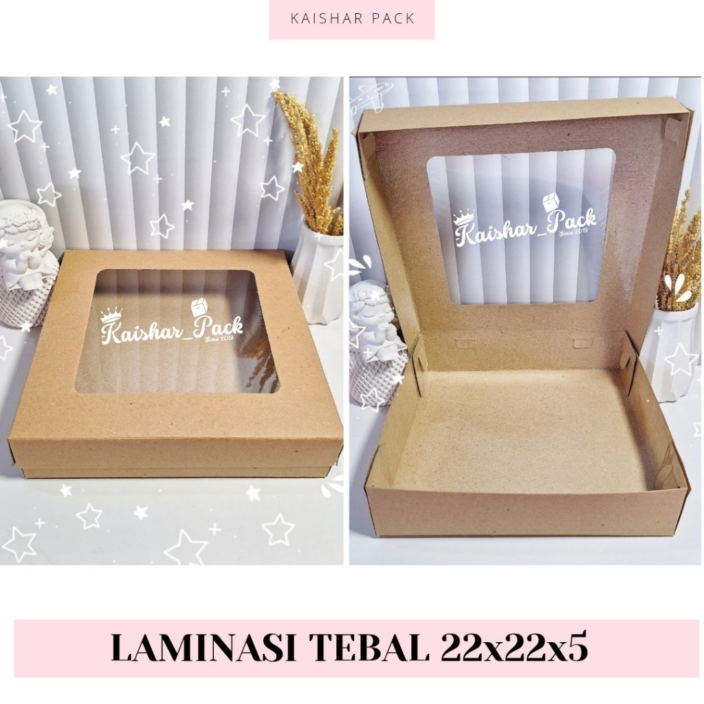 

KARDUS LAMINASI 22X22X5 / PIECES
