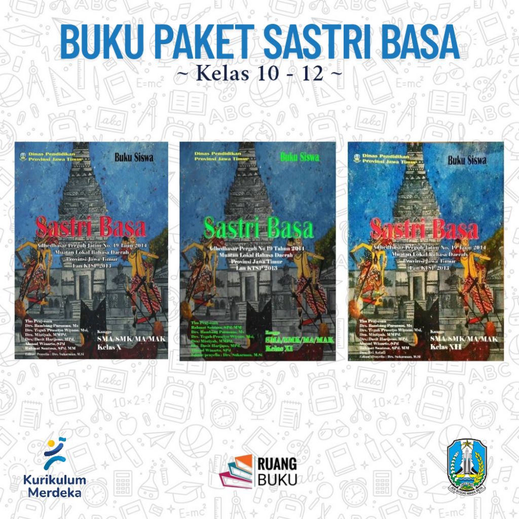 Buku Paket Sastri Basa Jawa Kelas 10 - 12 SMA