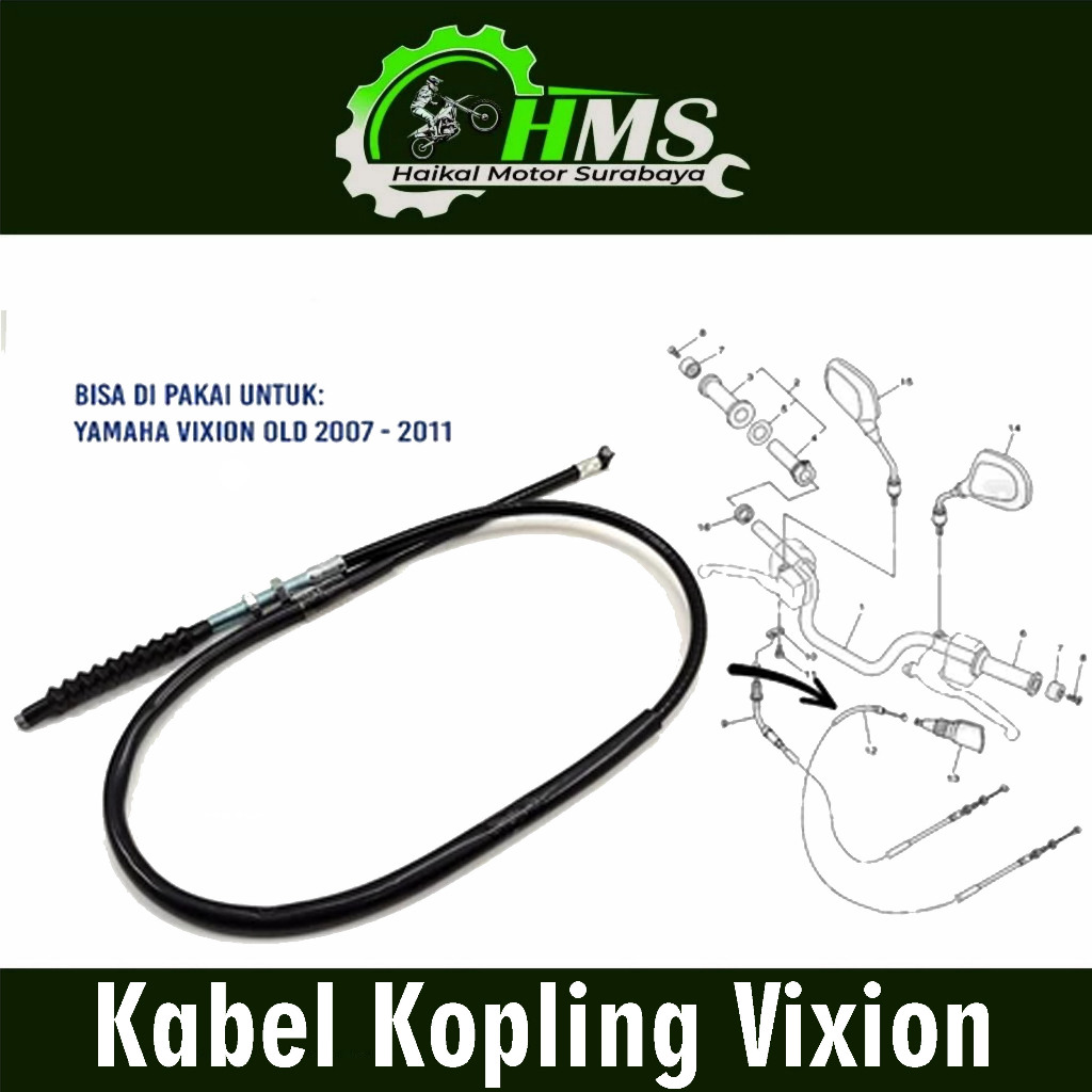 Kabel Kopling Vixion - Cable Seling Clutch Kupling Kopleng Yamaha Vixion Lama Old