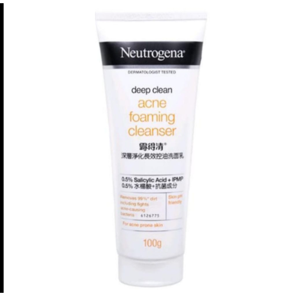 Neutrogena Deep Clean Acne Foaming Cleanser 100ml Original