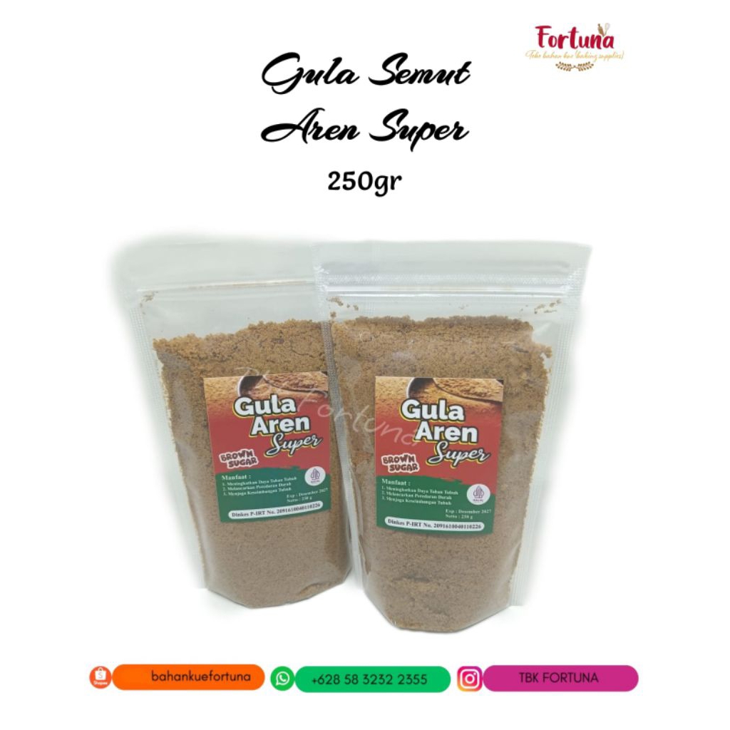 

Gula Semut Aren Super Brown Sugar 250gr (1pcs)