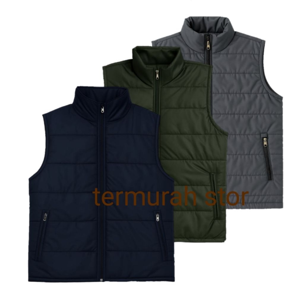 Kerennya rompi motor pria parasut anti air dan angin kencang/ rompi murah jaket rompi motor  rompi a