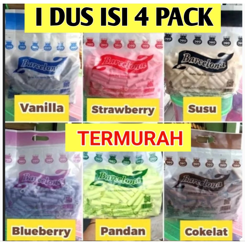 

1 Dus Astor Barcelona Kemasan 500 Gram Isi 4 Pack