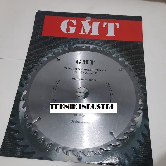 GMT Mata Gergaji Circle Geraji Kayu GMT 7" / Mata Circular Saw 7 Inch GMT