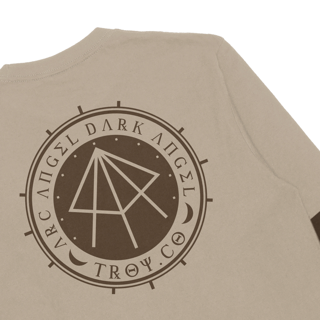 Troy Company Double Sleeve Double Layer Vintage Longsleeve Tshirt Beige Toffee Ecliptic Dawn DSD 3167