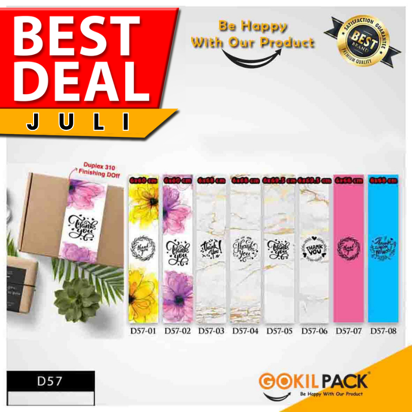 

Sleeve|Murah|Thankyou|Paper Belt|Box|Hiasan|D57