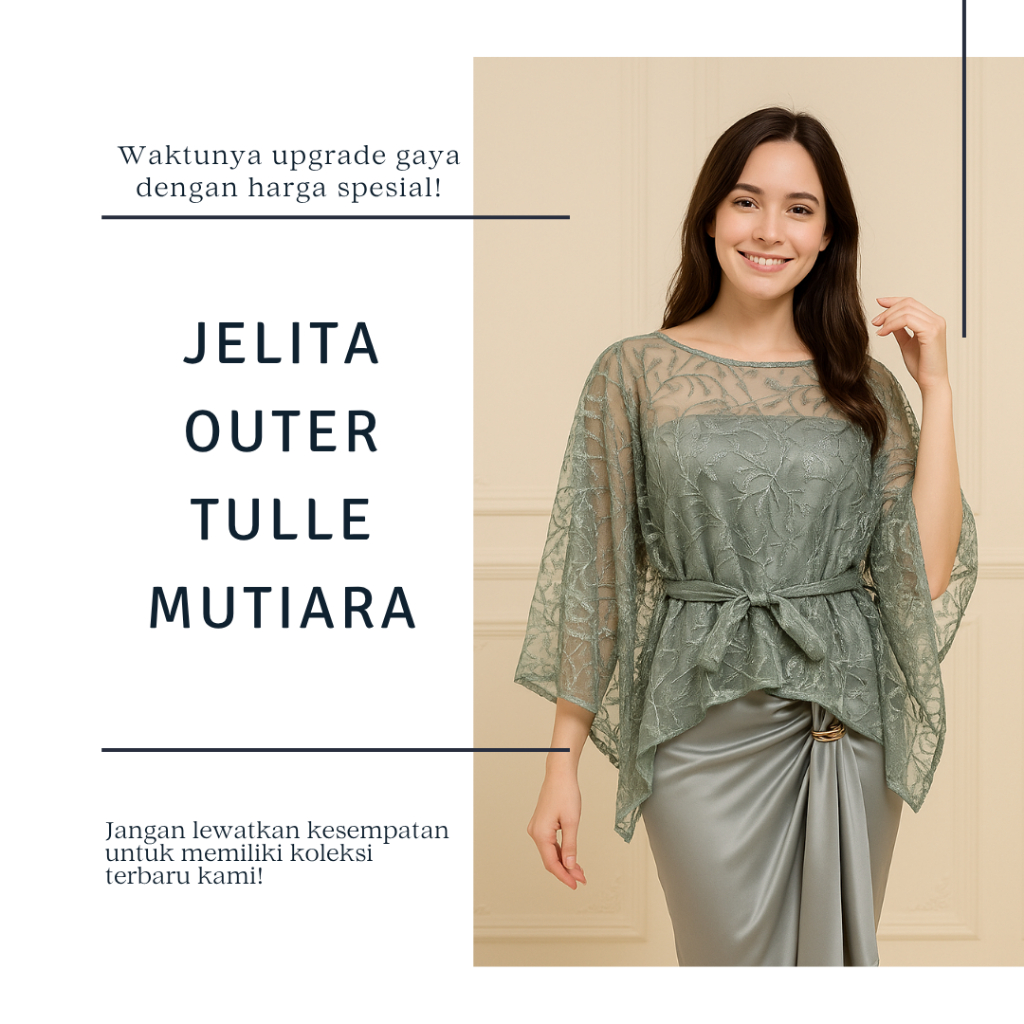 ATASAN KEBAYA INSTAN ADAT JAWA BROKAT TUNIK BROKAT BAJU ADAT JAWA outer jelita jarik Atasan Kebaya B