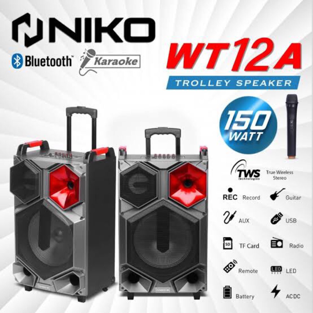 NIKO SPEAKER WT 12A TERMURAH