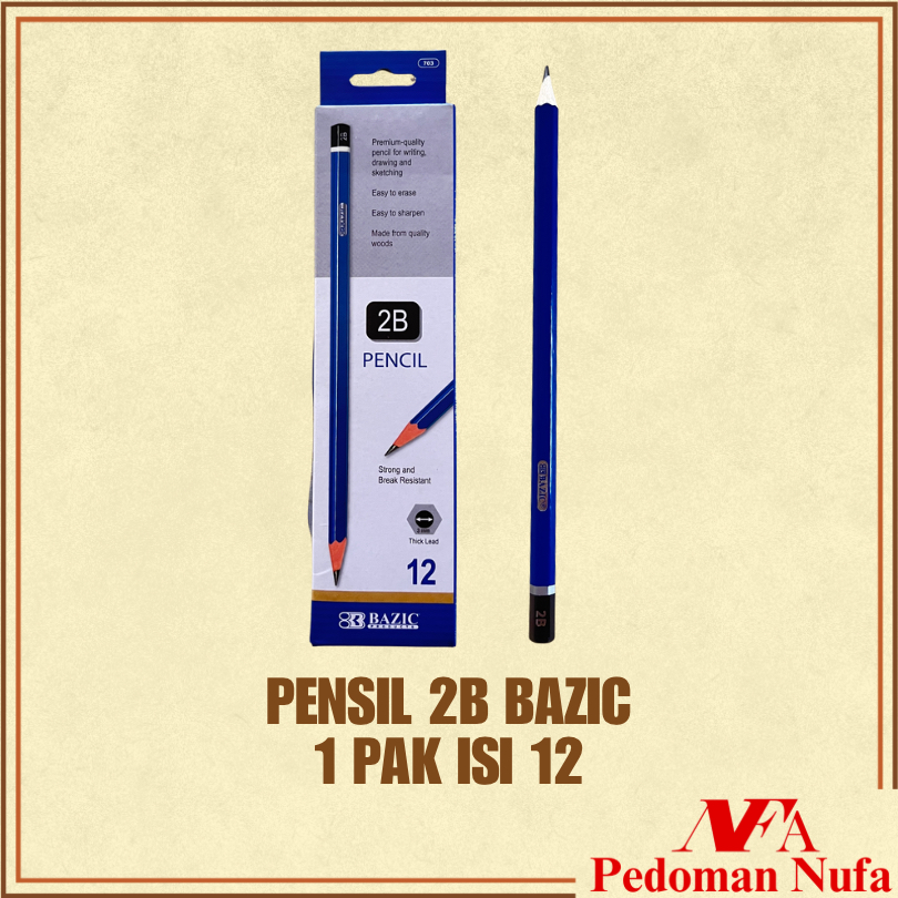 

NUFA PENSIL BAZIC PENSIL 2B BLUE 0703