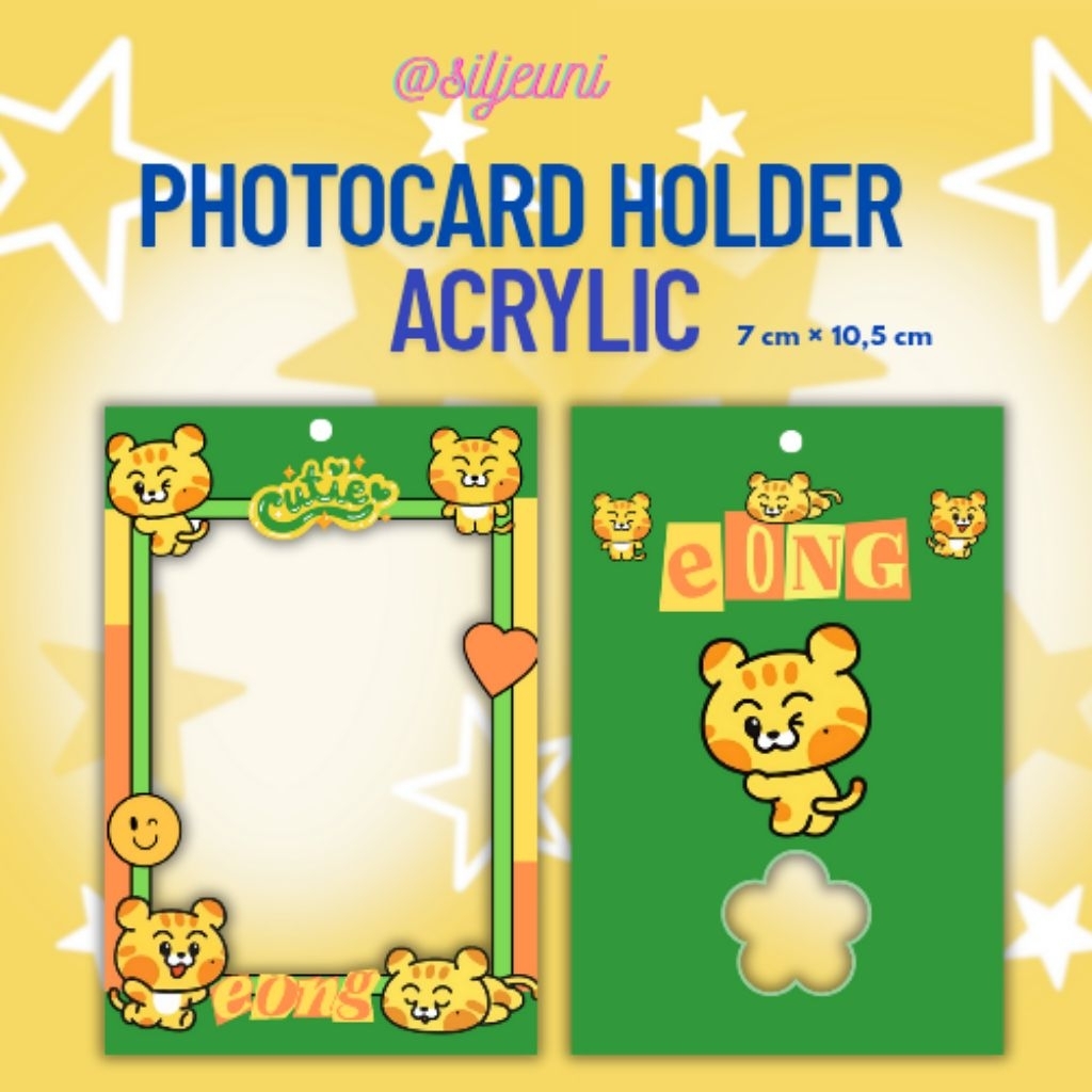 PHOTOCARD HOLDER ACRYLIC MARK EONG