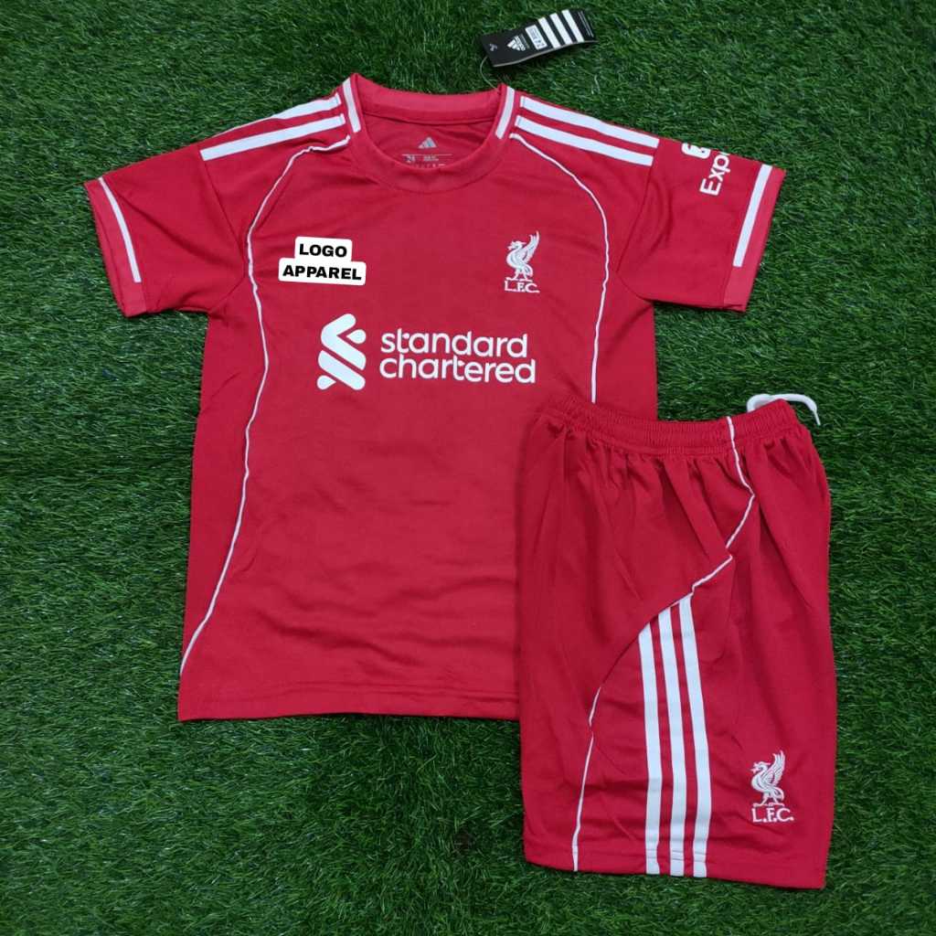 JERSEY BOLA KIDS/ANAK LIVERPOOL HOME 25/26 GRADE ORI IMPORT