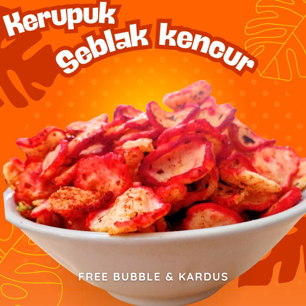 

krupuk seblak kencur
