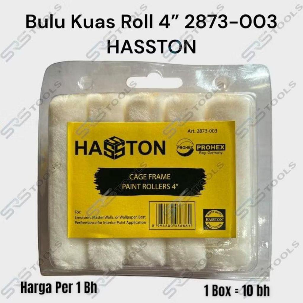HASSTON 2873-003 Isi Bulu Roll Kapal 4 Inch - Refill Kuas Cat Rol 4"