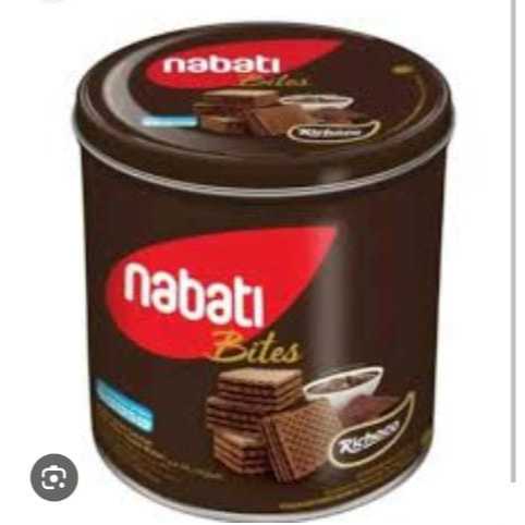 

Nabati Bites Richoco Wafer Coklat 240 gr Kaleng//Nabati wafer coklat// Wafer Nabati Kaleng