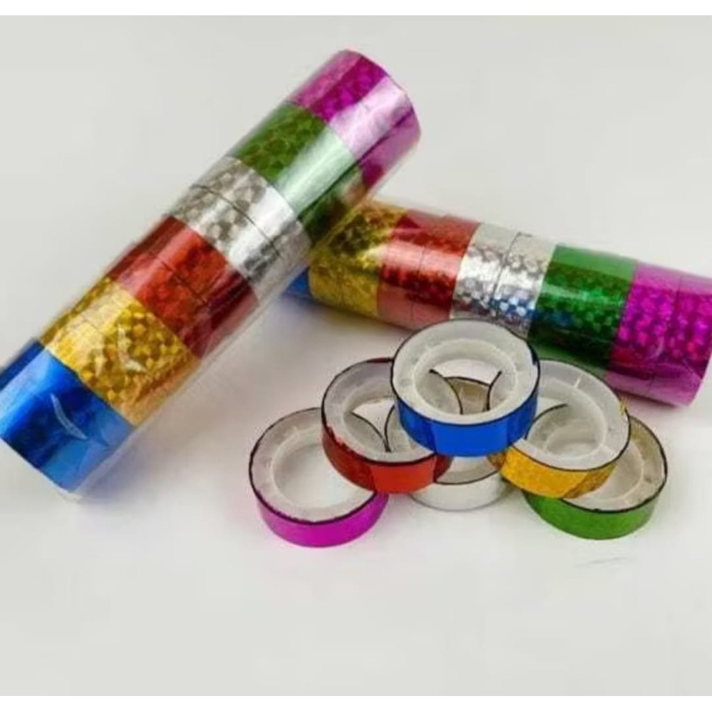 

isolasi toples glitter | lakban toples | isolatip glitter