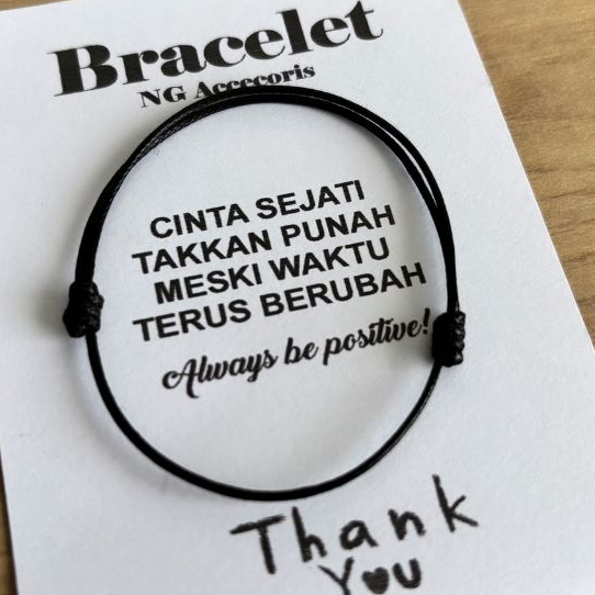 Termurah Ng Accecoris || Gelang Polos Hitam | Gelang Item | Gelang Tali Hitam | Gelang Polos Tali Ko