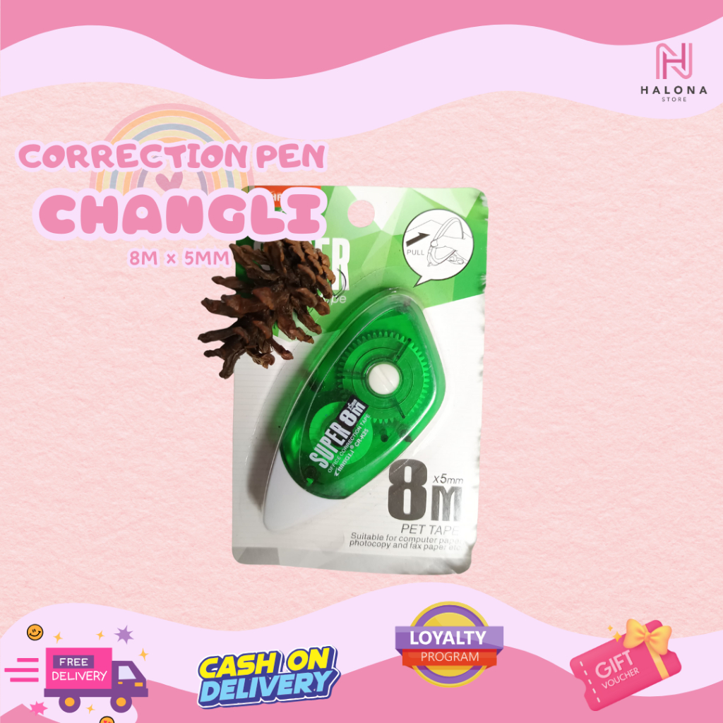 

Correction Tape / Tipe x Tarik Changli CR - K25