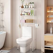 Rak Toilet 3Susun Rak Toilet Besi Anti Karat Rak Toilet Kloset Duduk Rak Toilet Rak Organizer