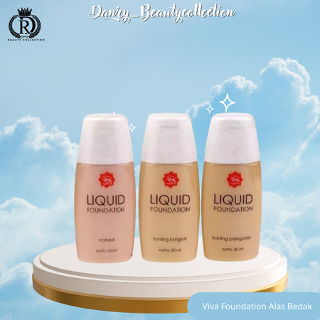 Viva Foundation Alas Bedak - VIVA Alas Bedak 30 ML - Bedak Cair Glowing