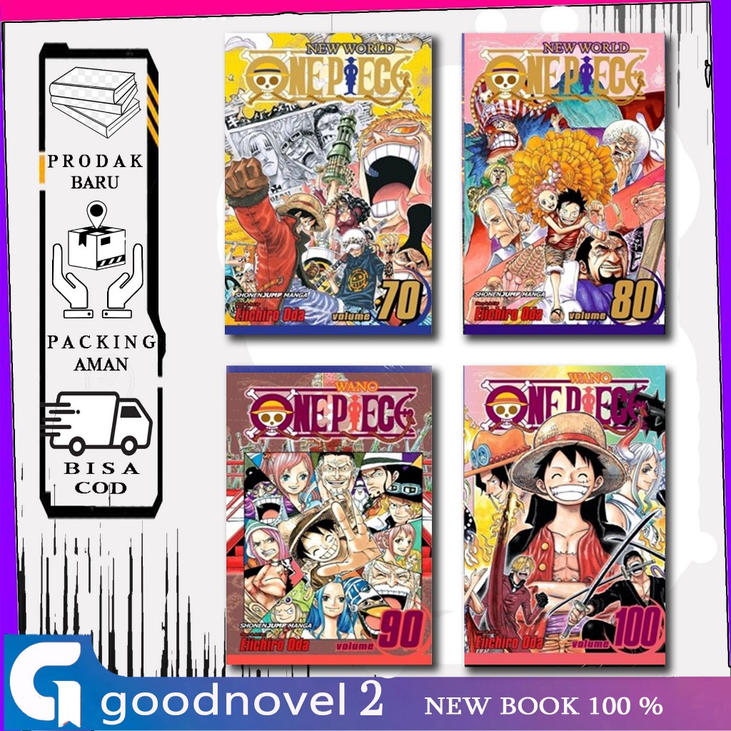 One Piece (Manga/Komik) Vol. 51 - 100 by Eiichiro Oda (English)