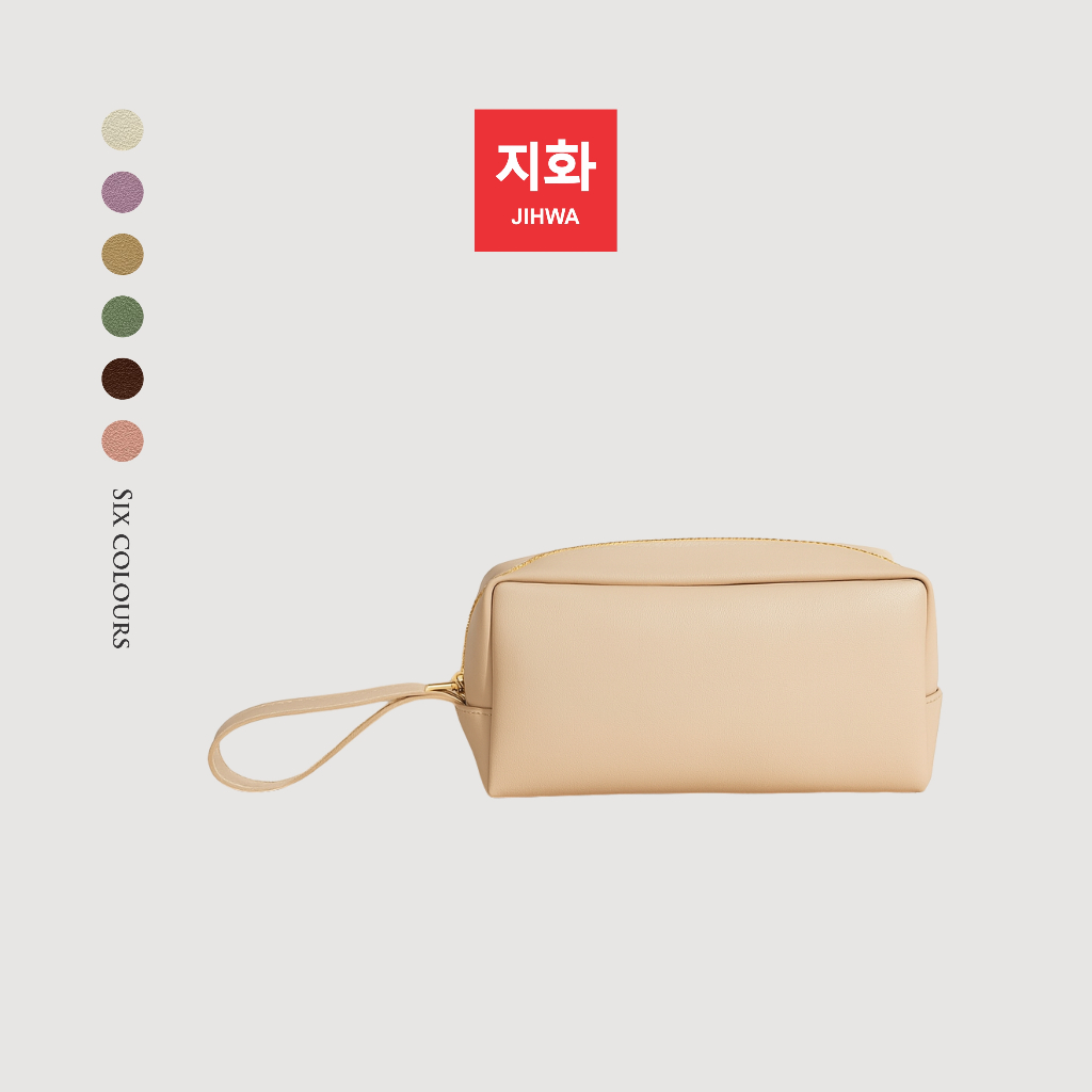 

JIHWA Pouch Dompet Pensil Hana Wanita Korea Waterproof Bahan Premium Best Seller
