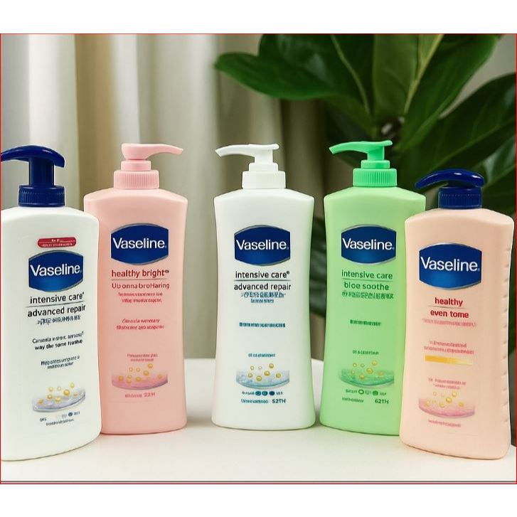 Vaseline Intensive Care Body Lotion 400ml –Healthy Bright, Advanced Repair, Even Tone, Aloe soothe 4