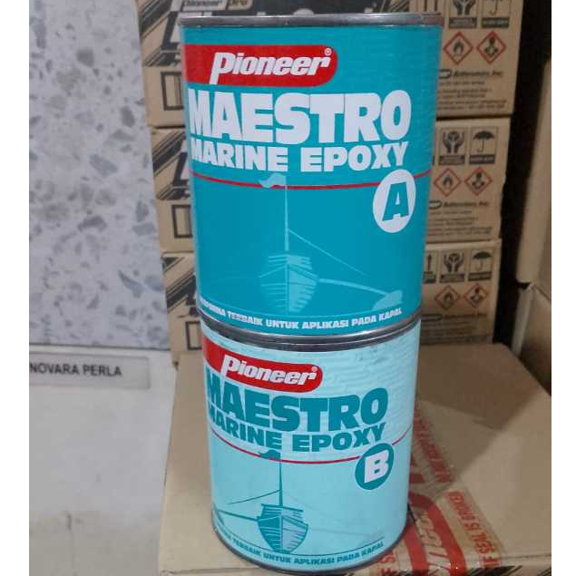 PIONEER MAESTRO MARINE EPOXY QUART Lem kapal lem epoksi epoxy lem serbaguna lem kapal anti bocor lem